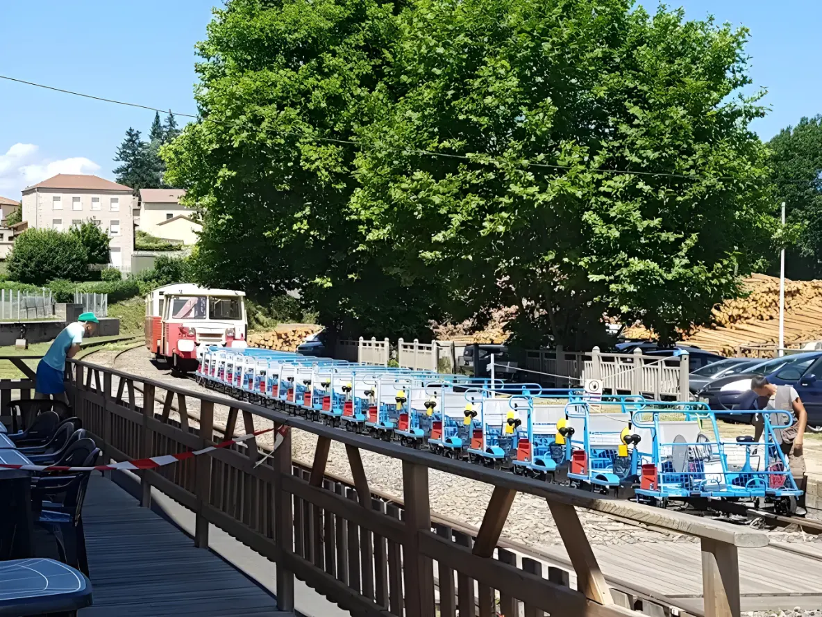 Vélorail dans les gorges